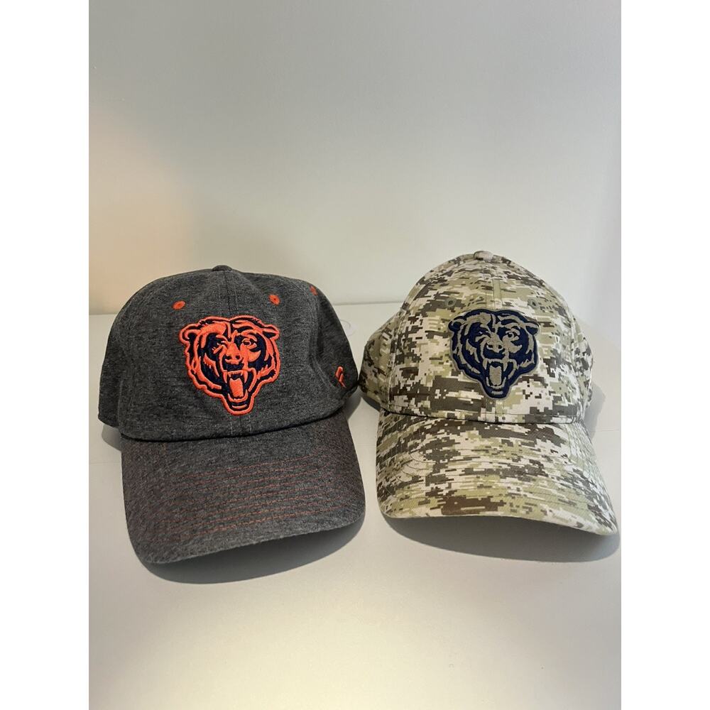 NEW ERA Lot of 2 Chicago Bears Hat Adjustable Strapback Dad Cap 9Twenty NFL